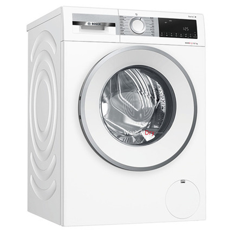 博世 WJUL45000W 4系10公斤洗烘一体滚筒洗衣机带烘干除菌自清洁