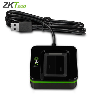 中控(zkteco) 指纹采集器USB接口光学识别指纹仪读卡器