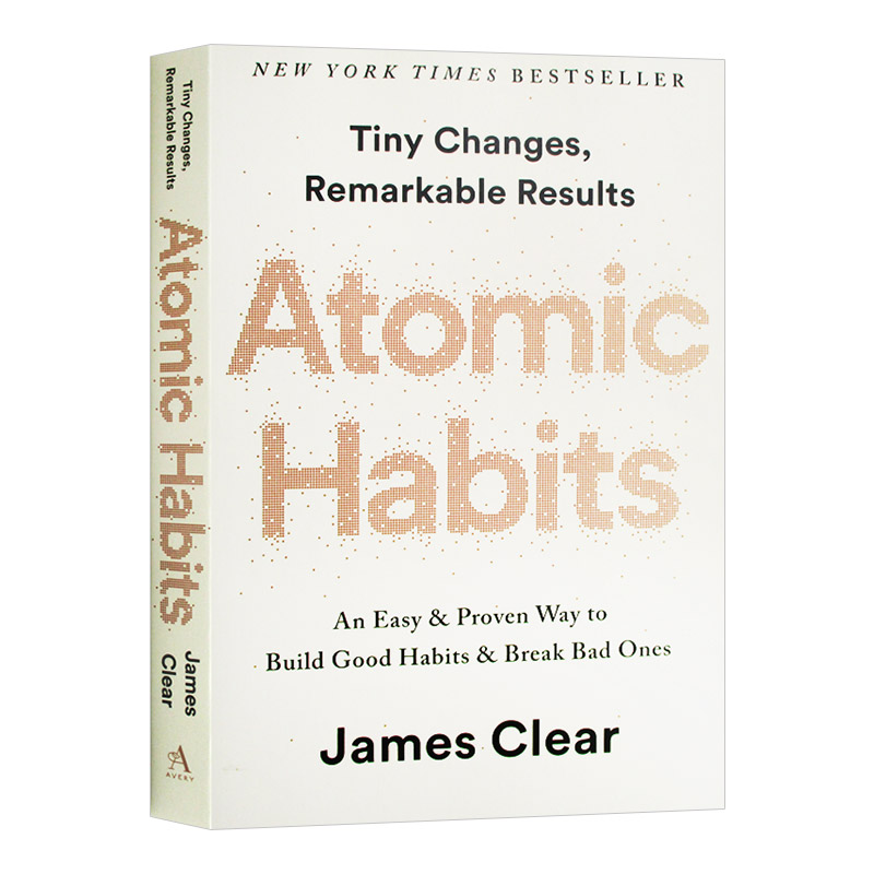 自律力 [正版]原子习惯 英文原版 Atomic Habits 建立好习惯打破坏习惯的简单方法 微小习惯对生活的巨大影响高清大图