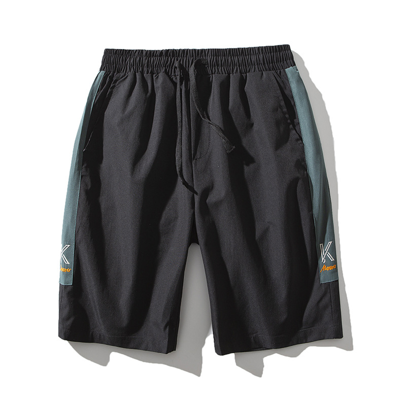 五分裤男士夏季冰丝休闲短裤加肥加大码胖子运动裤潮牌