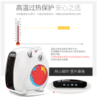 奥克斯(AUX) 取暖器电暖风机家用电暖气小太阳电暖器办公室节能省电小型 香槟色（没温控）