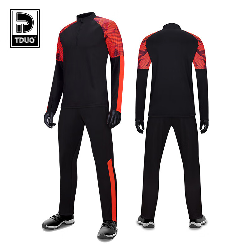 Tduo运动服 A17 套 黑红色 L