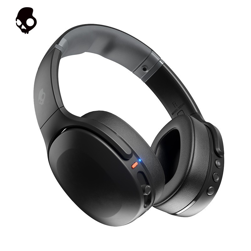 骷髅头(Skullcandy)Crusher EVO 摧毁者二代 重低音蓝牙耳机 无线头戴耳机 震动功能低音可调 黑
