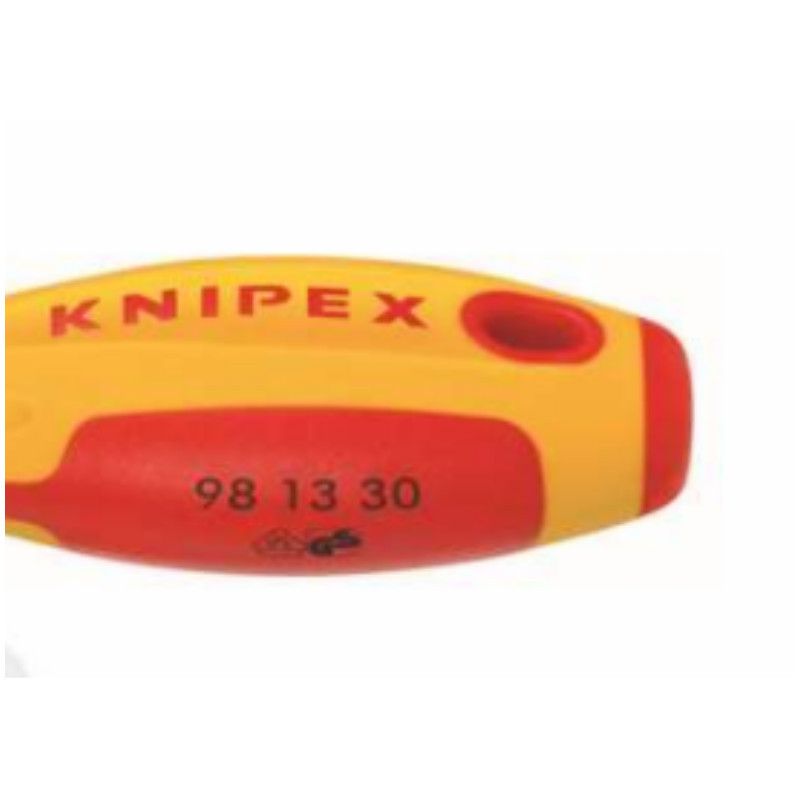 凯尼派克 KNIPEX 98 13 3.0电工绝缘内六角螺丝批 3.0X75