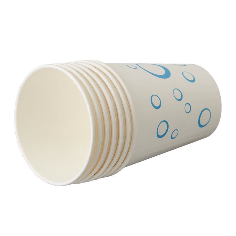 齐心 LC-305 加厚纸杯250ml 50个装 白 1包图片