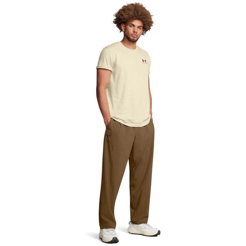 Under Armour男士舒适宽松运动裤 弹性腰带设计 休闲日常百搭裤 简约慢跑裤高清大图