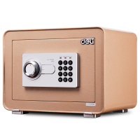 得力(deli) 4082 保险箱 25cm密码保管箱家用小型防盗箱电子密码保险柜办公用品入墙式家用小型迷你保管箱