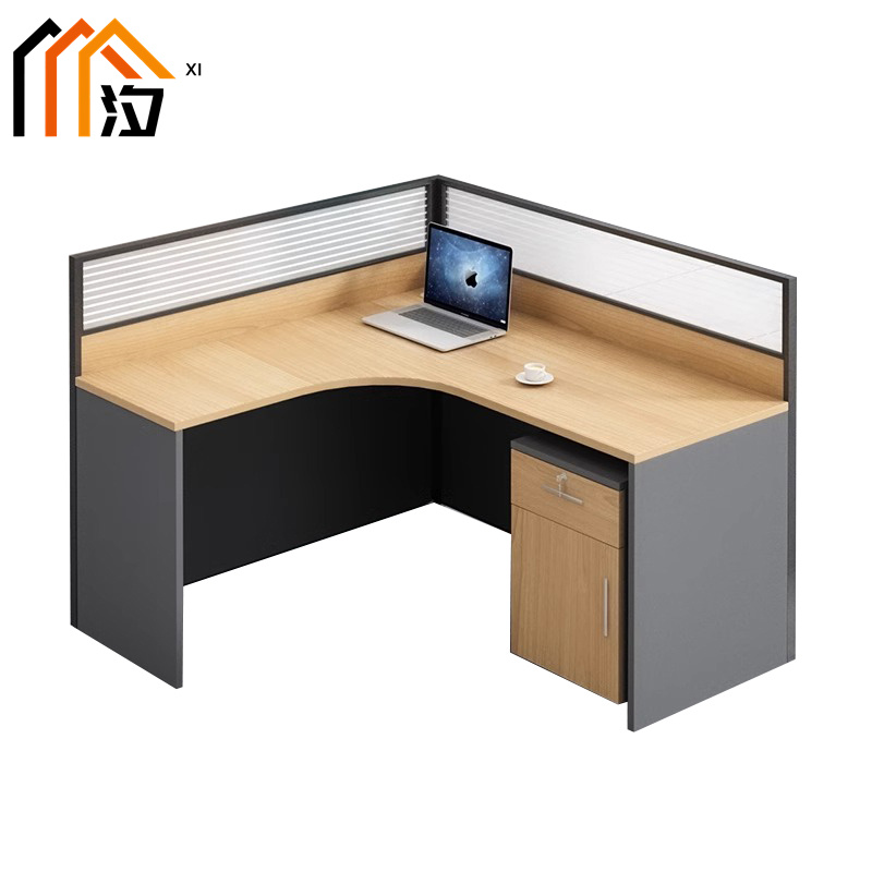 汐 屏风办公桌L型张
