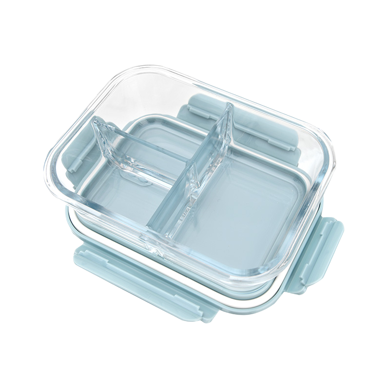 三格1000ml饭盒耐热玻璃饭盒男