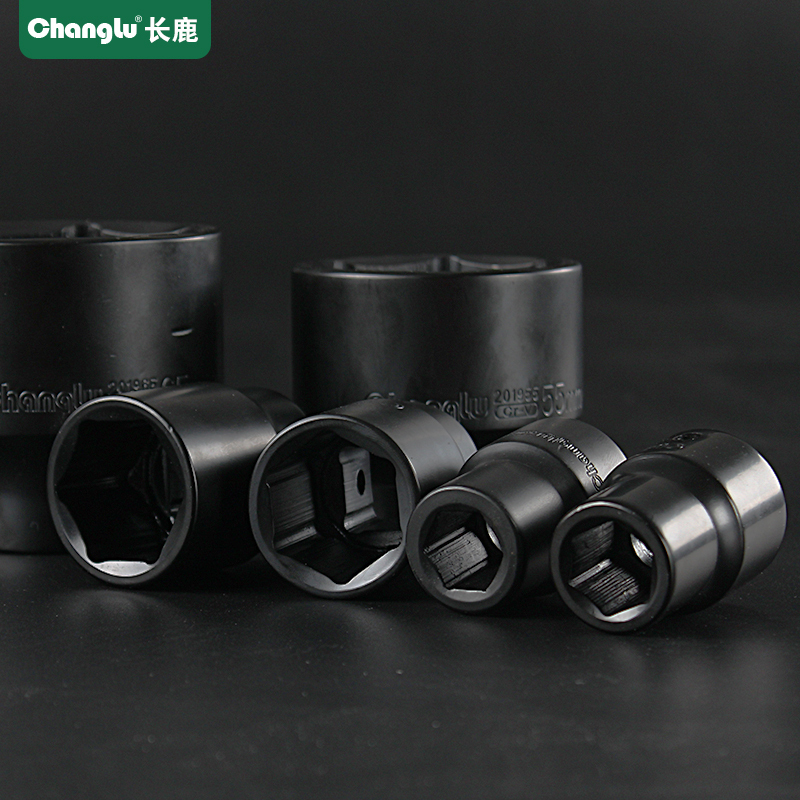 Changlu/长鹿3/4寸方手动电泳六角重型套筒19mm系列3/4寸21mm