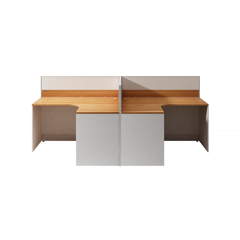 企诺T型卡位工作台多人办公台组合双人位QND2BYP-L2812