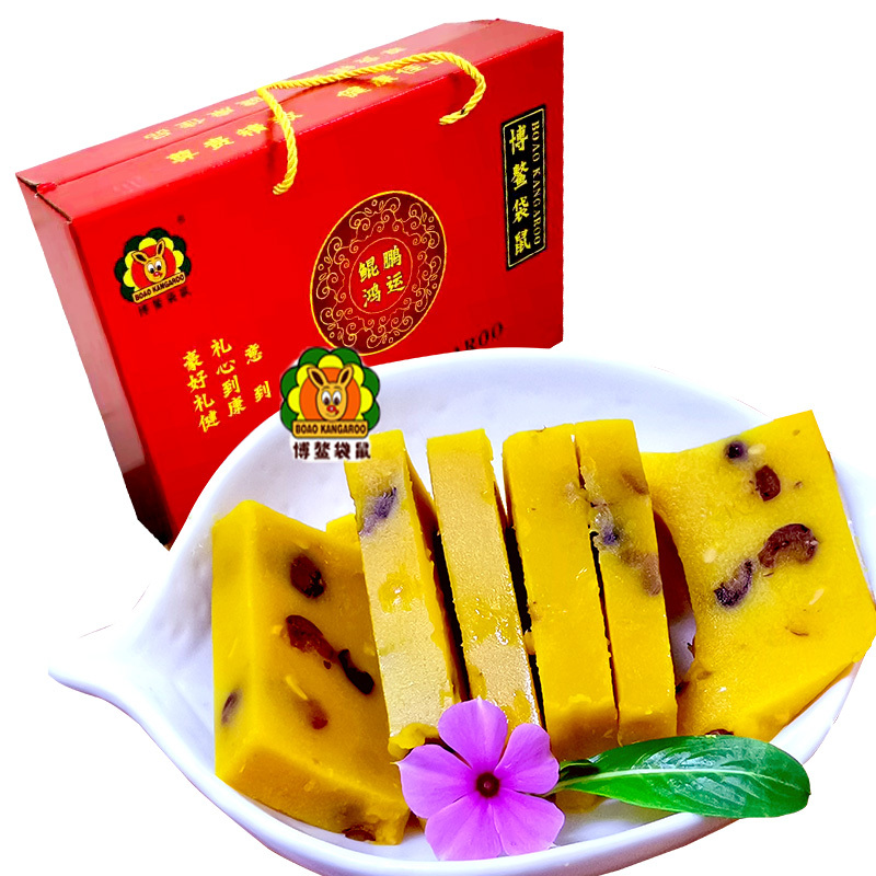 河南特产豌豆糕纯手工豌豆沙馅红豆味蜜枣绿豆紫薯味豌豆饼切糕糕点