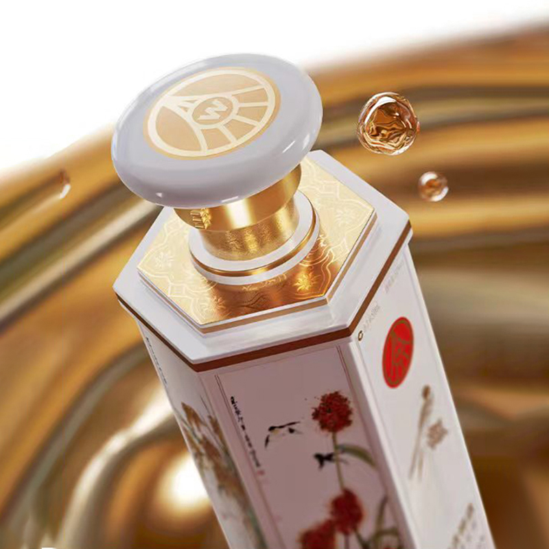 五粮液股份富贵吉祥文创五谷52度500ml*6瓶纯粮浓香白酒礼盒装高清大图