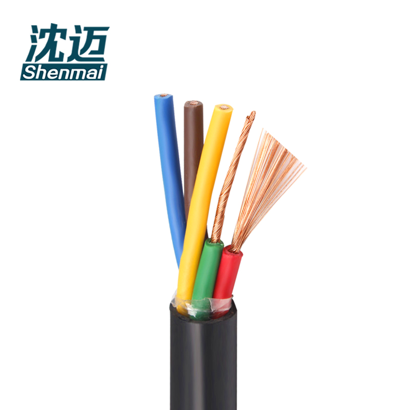 沈迈 护套软电线 ZC-RVV-5*0.75平方毫米 1米