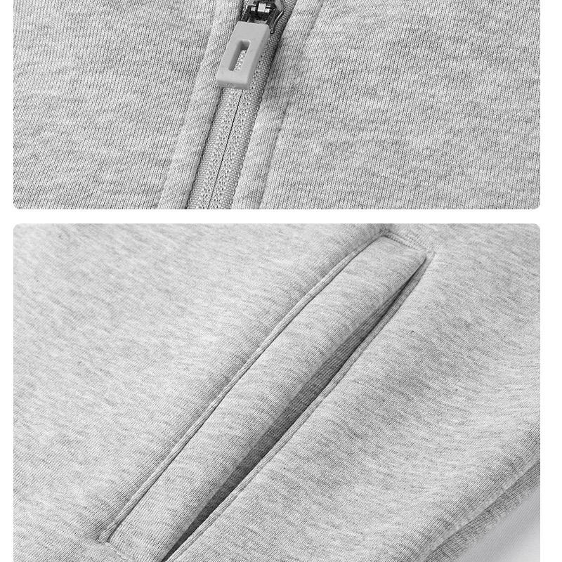 鑫捷登 男女同款超柔复合加绒上衣 AGRY-JM FSK2021-430 1件(红色、花灰色、深蓝色)高清大图