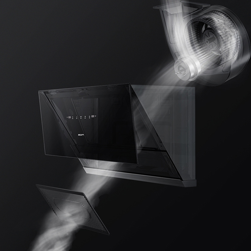 老板名气(MQ)烟灶套装2215A+B320A(液化气)21立方大吸力 AI挥手智控 4.6KW大火力高清大图