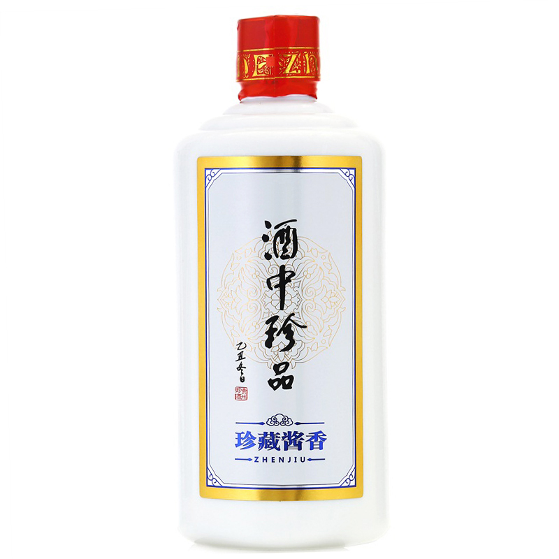贵州珍酒金版珍五 酱香型53度白酒 纯粮食酿造 500ml*1瓶