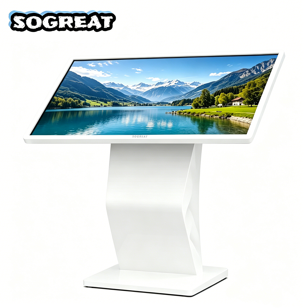 SOGREAT(松冠)55寸红外单安卓四核 9.0 4G 32G 查询机 SGD55T9 /台高清大图