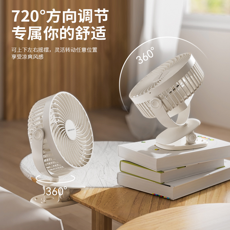 帅康(sacon) 夹子风扇SK-USB002白色(单位:台)高清大图