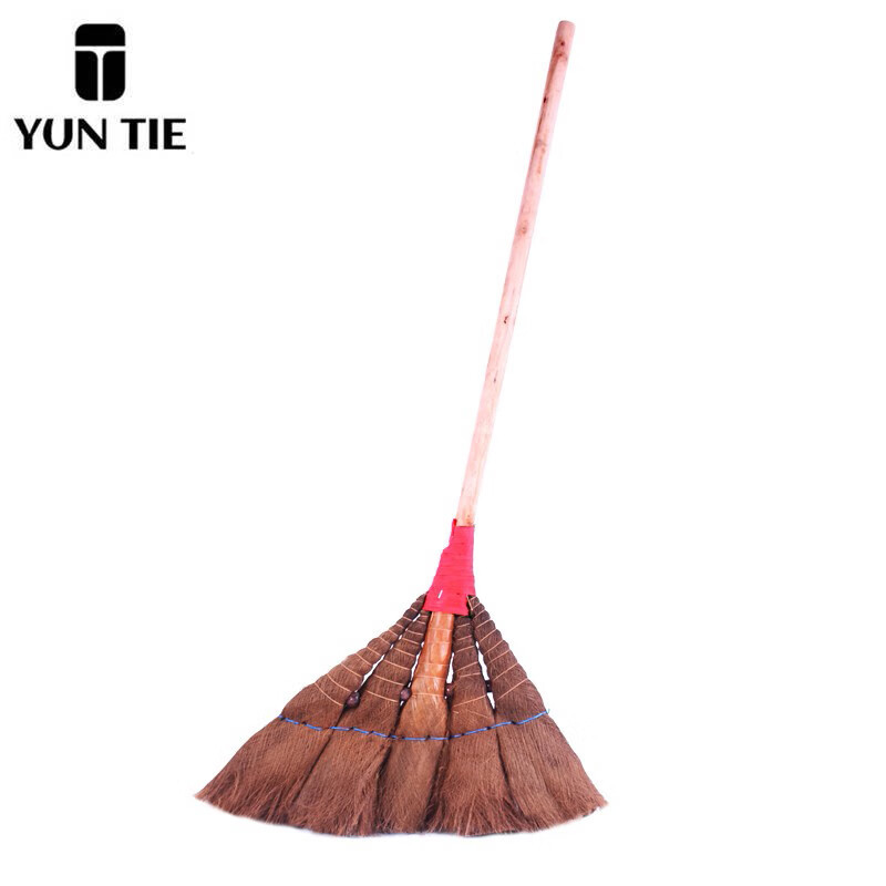 蕴铁木杆棕毛扫把45*90cm/把高清大图