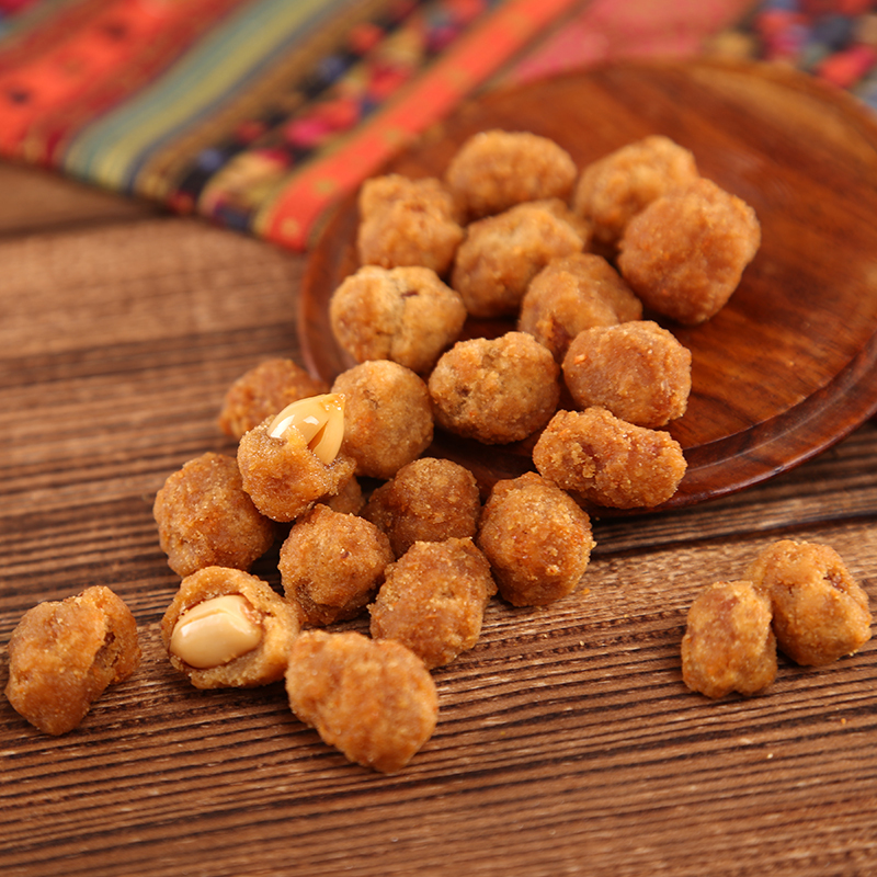 [88元任选15件]楼兰蜜语 多味花生210g怪味花生米小吃 坚果炒货 休闲