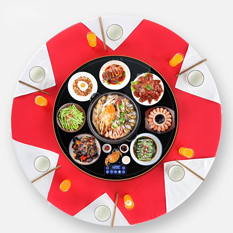 凯易欧饭菜保温版KY-60金属固定圆形饭菜保温板热菜板暖菜板家用多功能暖菜宝电加热暖菜盘