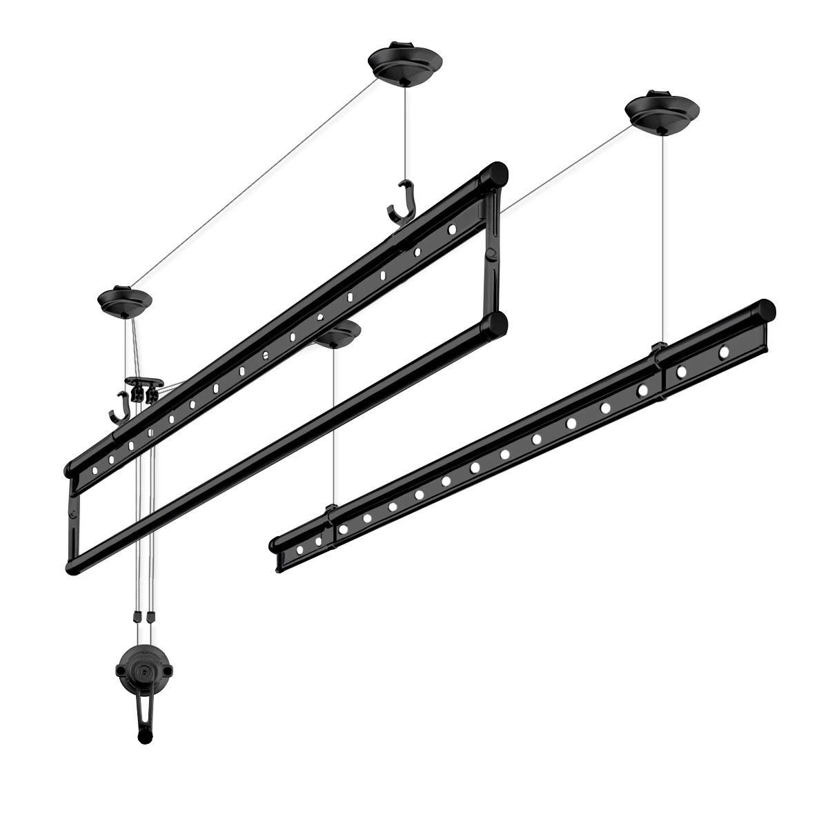 铭思达升降晾衣架高清大图