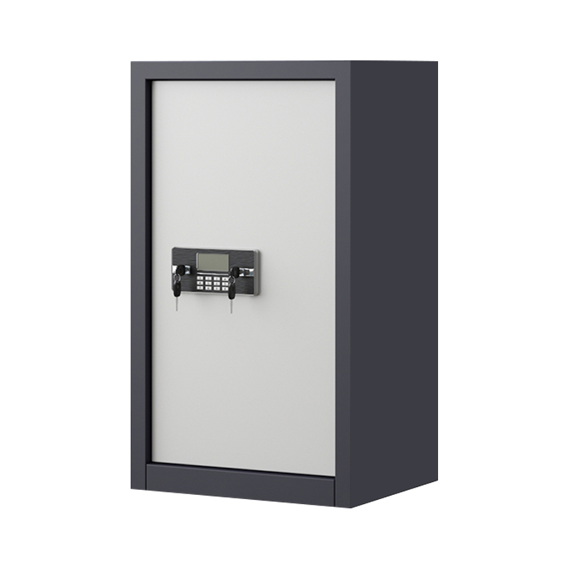缑氏指纹电子保密柜钢制密码文件柜档案柜矮柜资料柜办公柜单门灰白:电子锁高清大图