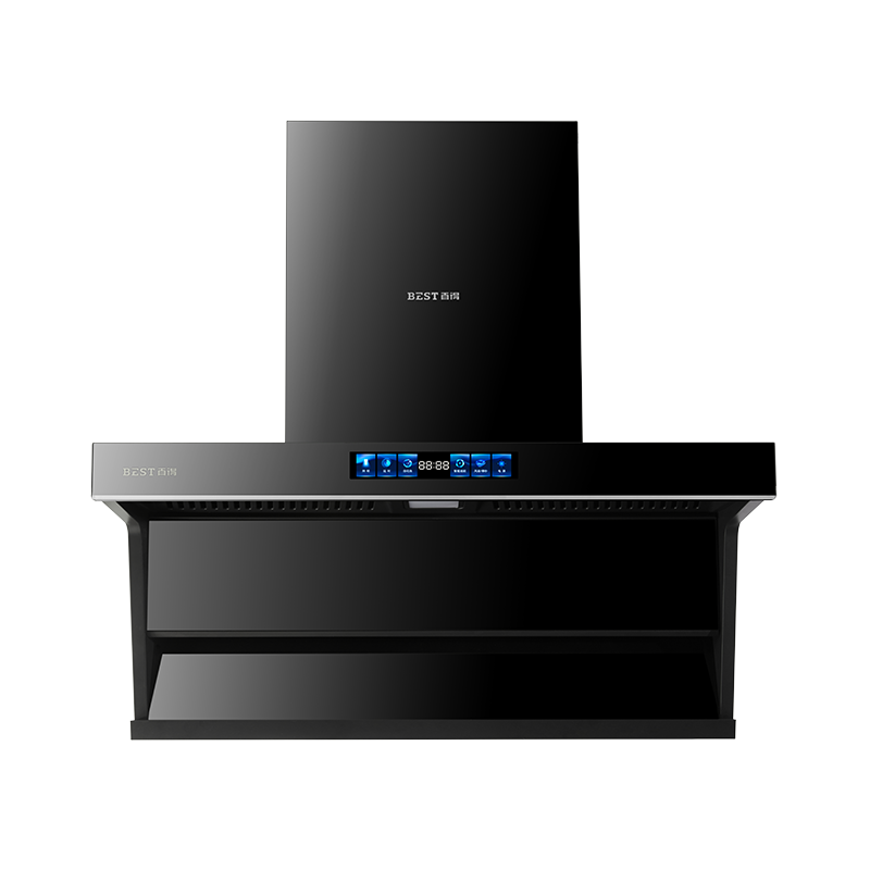 华帝百得(BEST)25立方大吸力顶侧三吸油烟机 AC17 直流变频风机 1100pa 热炫洗 挥手智控