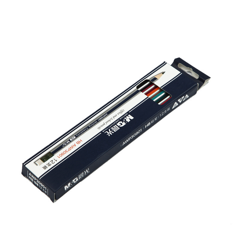 晨光(M&G)AWP30901 HB铅笔2盒 12支/盒木杆铅笔三角抽条铅笔 绘图笔 画画笔 绘画笔学生文具办公用品