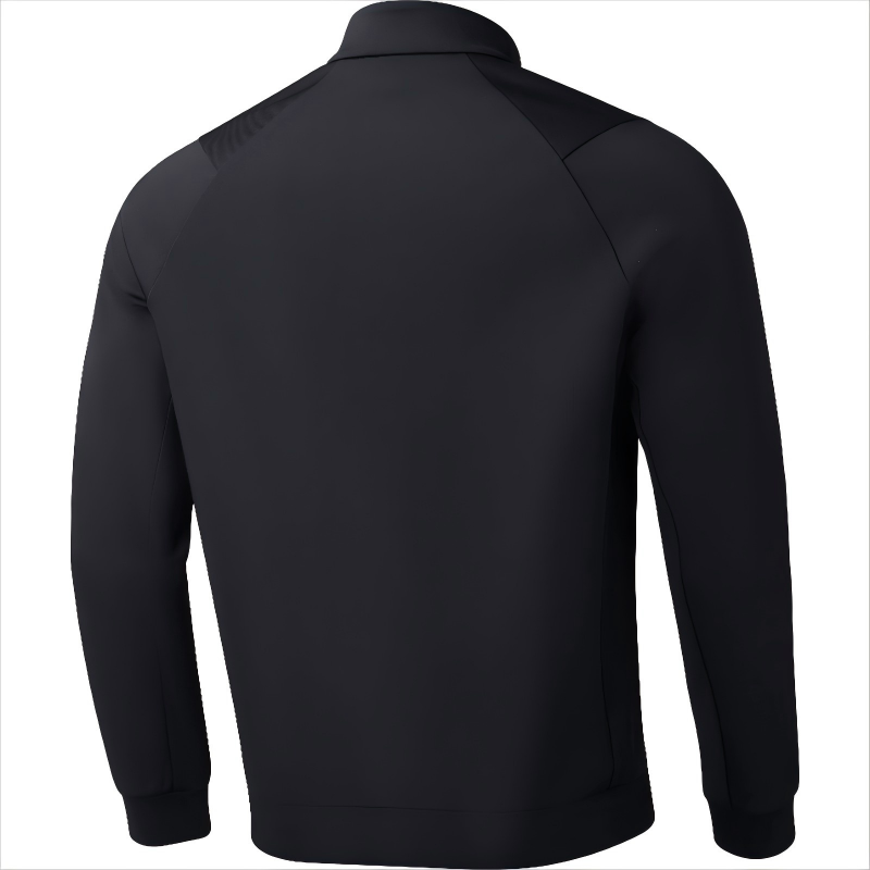 针织上衣 977427068003-2 正黑色、辣椒红(中性)高清大图