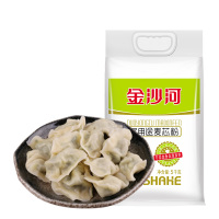 金沙河多用途麦芯粉高筋通用面粉 包子馒头饺子面粉 5KG