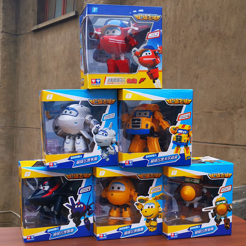 超级飞侠玩具大号乐迪小青柔雪儿包警长贝警员奇奇变形机器人金刚大号