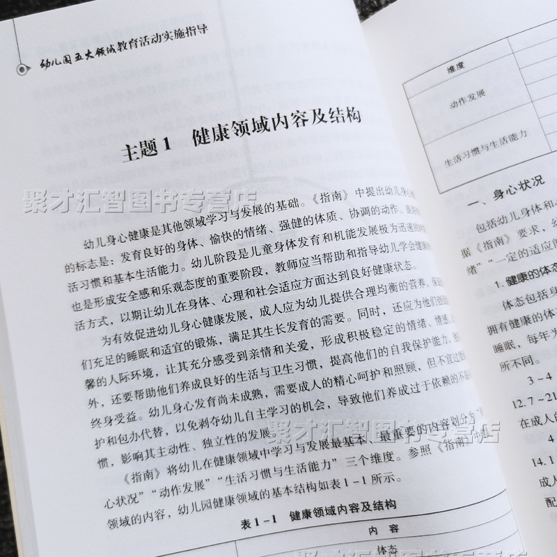 [醉染正版]幼儿园五大领域 教育活动实施指导 幼儿园语言健康社会科学艺术 领域教育活动设计实施指导 幼儿园教师园长教育管高清大图
