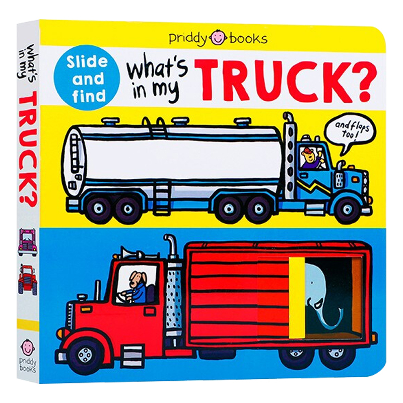 [正版]我的卡车里有什么 英文原版 What’s in My Truck? 罗杰普利迪 幼儿英语启蒙认知绘本 搭我的家