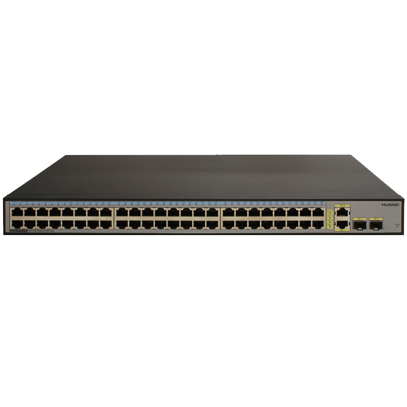 华为HUAWEI S1700-52R-2T2P-AC 48口百兆以太网络企业交换机 即插即用接入层 适用企业、网吧