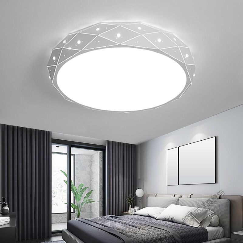 苏宁放心购卧室吸顶灯LED书房灯走廊玄关灯楼道阳台灯现代/北欧/极简约个性圆形铁艺灯具高清大图