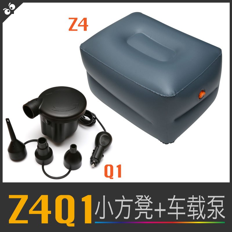 敬平SUV车载充气床用 充气凳子汽车间隙填充垫汽车用品Z4 Q3-折叠充气泵 平