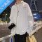 SUNTEK潮牌ins小雏菊衬衫男秋季港风宽松痞帅长袖衬衣潮流百搭休闲外套