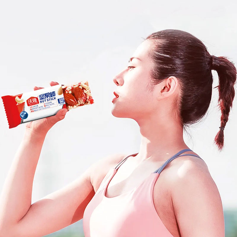 沃隆 0反式脂肪酸独立包装便携 坚果棒(20g*8支)*16盒 箱高清大图