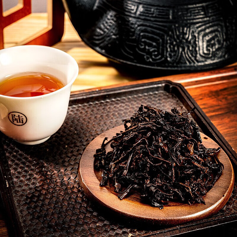 八马茶业 信记号云南布朗山普洱熟茶 2019年原料 茶叶茶饼礼盒装357g C1418高清大图