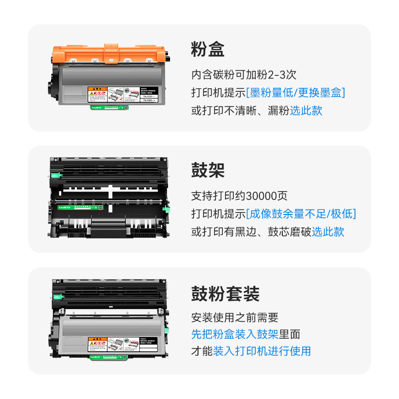 才进王者版适用联想LT4637鼓架LJ3700DN硒鼓LJ3800DN LJ3800DW墨盒M8600DN M8900D