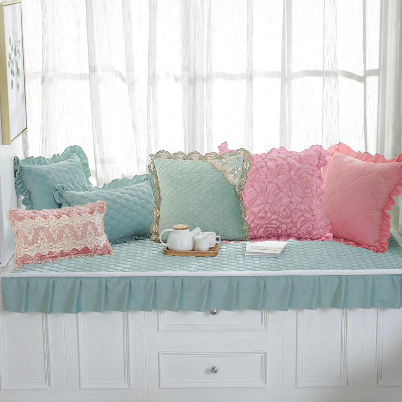 美帮汇毛绒抱枕靠垫套沙发靠背办公室床头靠枕腰枕汽车腰垫头枕可拆洗高清大图