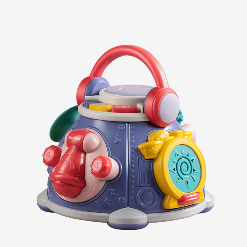 babycare婴儿拍拍鼓1岁6-9个月宝宝手拍鼓音乐早教益智玩具 4种启智模式 激萌好声音 提升宝宝幸福感高清大图
