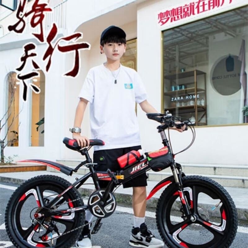 新款折叠山地车182022寸减震双蝶刹变速越野高清大图