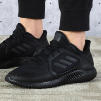 阿迪达斯运动鞋男2021新款女鞋Bounce暖风鞋减震跑步鞋G54873