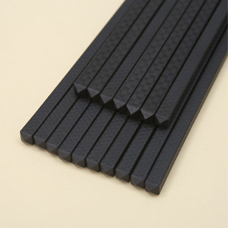 尚品双蕊合金筷子筷子机专用不吸水不发霉家用商用防滑筷子 24cm*10双装高清大图