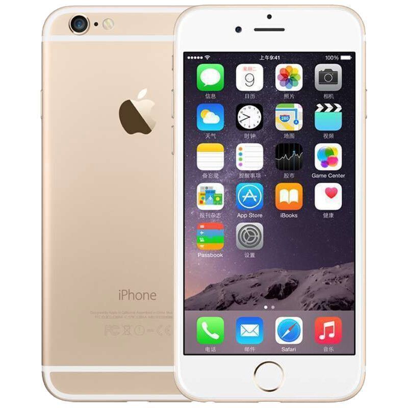 苹果(Apple) iphone 6 移动联通4G手机 4.7英寸指纹识别解锁全新未激活苹果6 港版 土豪金 64GB