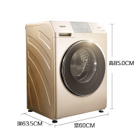 三洋(SANYO)DG-F100587BCP 10公斤DD直驱全自动变频家用滚筒洗衣机 空气洗 上排水