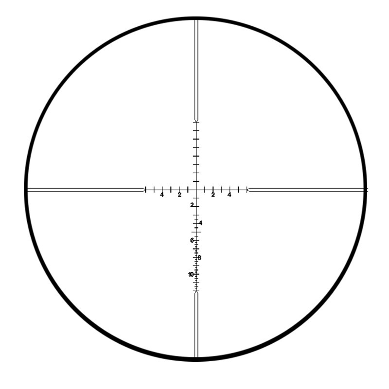 驭兵瞄准镜bs1-5x24ir短款高抗震高清晰多密位数字分化快速瞄30管径